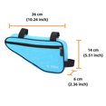 thumbnail image 2 of Bolso mtb marco frontal triangle triangle en bicicleta de ciclismo bolsas de bolsa de color azul cielo azul, 2 of 6