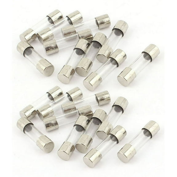 20 Pcs 250 V 250 MA 0.25 A Fast Action Fuse 5 X 20 mm Glass Tube