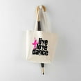 thumbnail image 5 of CafePress - Live, Love, Dance With Ballerina Tote Bag - Unisex Canvas Tote Bag, Beige, 1-Piece, 5 of 7