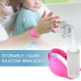 thumbnail image 3 of 3PCS Silicone Wearable Dispenser Portable Bracelet Dispenser with 3PCS Bottle, 3 of 10