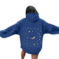 thumbnail image 5 of cocolona Womens Oversized Hoodie Fashion Casual Star Print Hooded Sweatshirts Fall Winter Long Sleeve Pullover Tops Hoodies for Women, 5 of 5