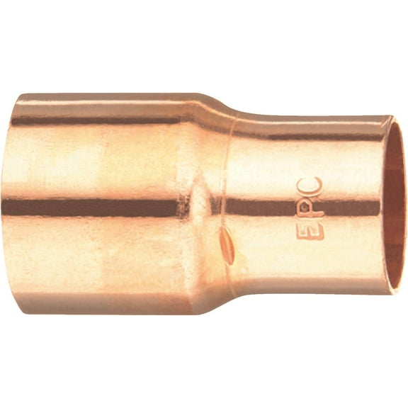 Mueller Streamline 2 In. x 1-1/2 In. Reducing Copper Coupling with Stop W 61073