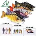 thumbnail image 2 of 5Pcs Fishing for Trout Swimbaits Pencil Fishing with Two Hooks Lifelike Water, 2 of 8