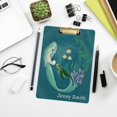 thumbnail image 5 of FMSHPON Mermaid Turtle Clipboard Hardboard Wood Nursing Clip Board and Pull for Standard A4 Letter 13x9 inches, 5 of 6