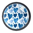 thumbnail image 2 of 4 Pcs Love Hearts Knobs for Kitchen Cabinet Cupboard Dresser Bookcase Drawer Pulls Handles Round Home Decor, 2 of 7