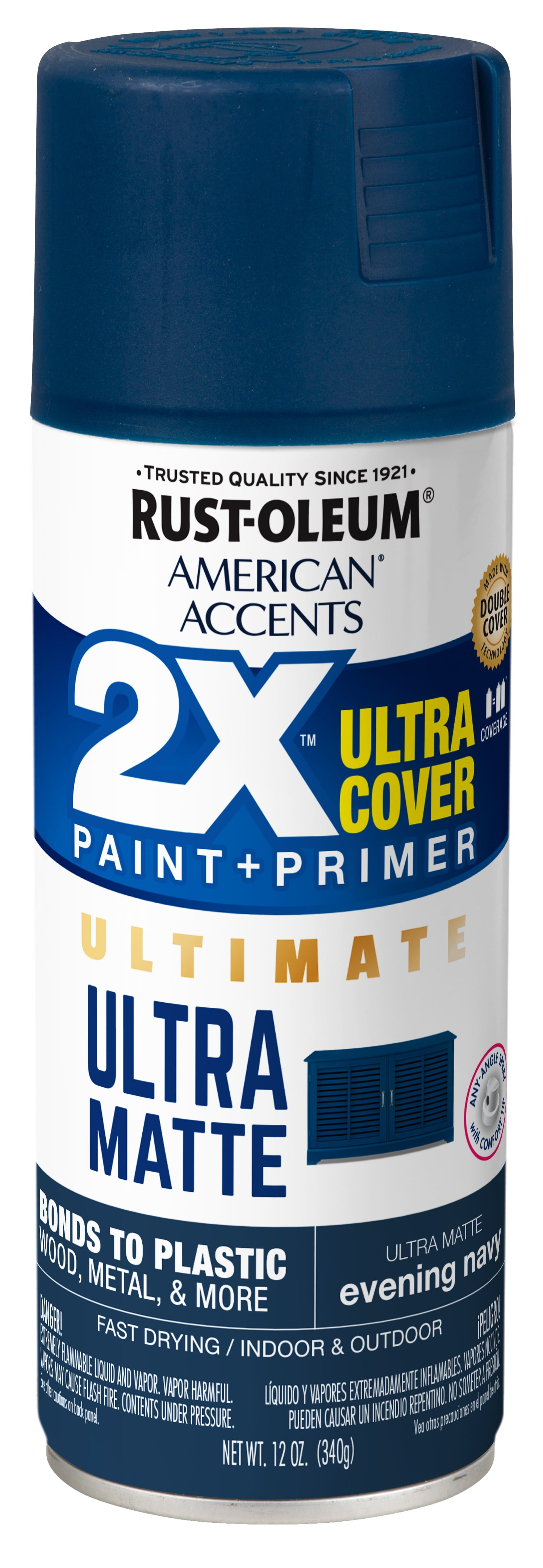 Evening Navy, RustOleum American Accents 2X Ultra Cover Ultra Matte