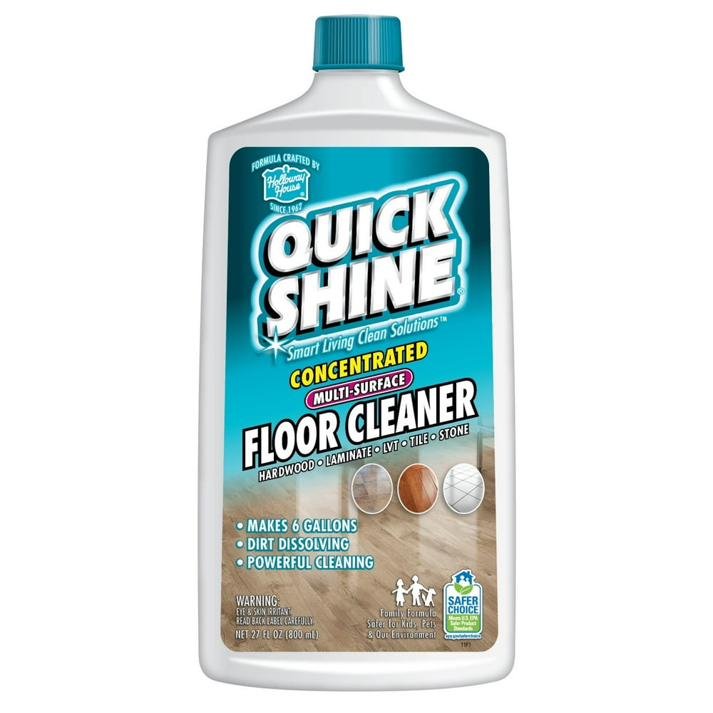 Quick Shine Concentrated Multi-Surface Floor Cleaner, 27 fl. oz Bottle