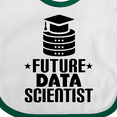 thumbnail image 4 of Inktastic Future Data Scientist Boys or Girls Baby Bib, 4 of 4
