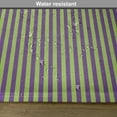 thumbnail image 6 of Ambesonne Vintage Place Mats Set of 4, Blue Green Bold Stripes, Standard Size, Royal Blue Lime Green, 6 of 6