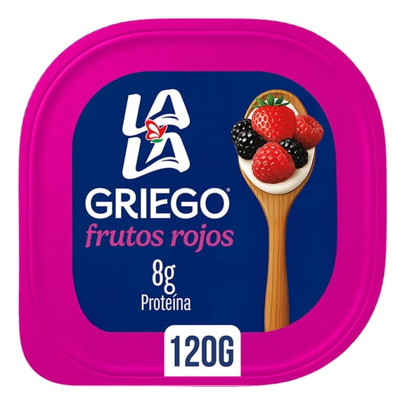 Yoghurt batido Lala Griego frutos rojos 120 g