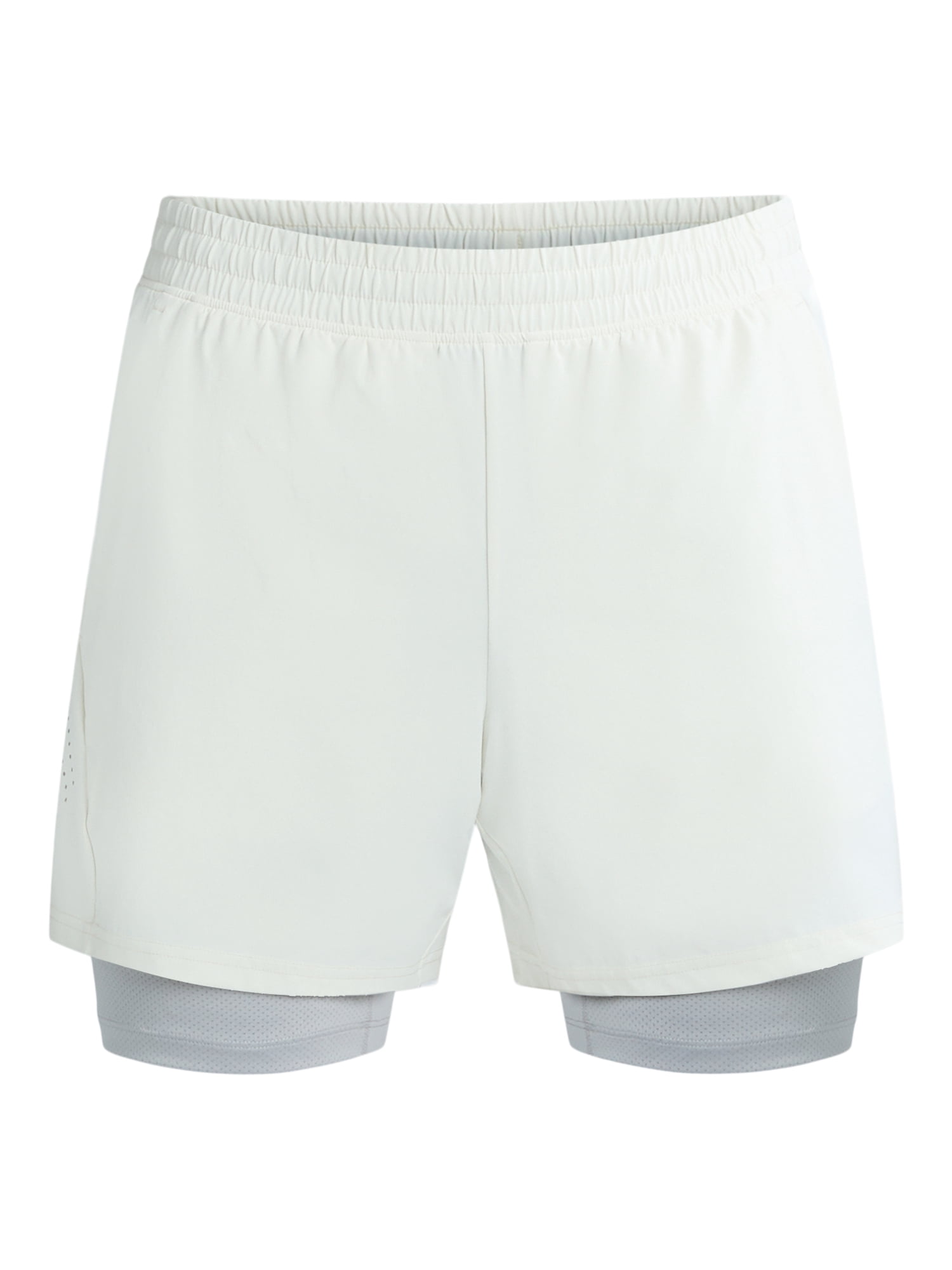 Athletic Works Men's and Big Men's 2 in 1 Gym Shorts with Liner, 6" & 8" Inseams, Sizes S-3XL