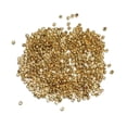 thumbnail image 2 of 300 cuentas sueltas espaciadoras de metal dorado para hacer pulseras y collares. oro oscuro, 2 of 9