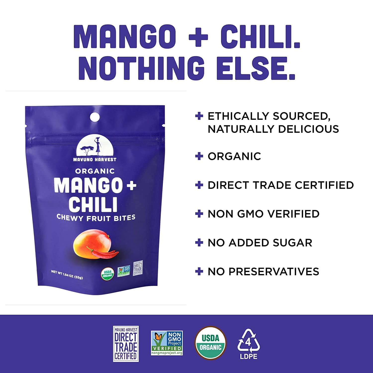 FRUIT BITES MANGO CHILI Pack of 8