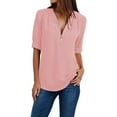 thumbnail image 2 of Pyhlmscde Women's Loose Shirt Long Sleeve Plus Size Tops, Long Sleeve Shirts for Women, Womens Tops, Flowy Tops for Women, 2 of 5