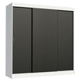 thumbnail image 1 of Ropero Closet Madesa Reno 3 Puertas Corredizas BN, 1 of 10