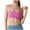 Pink, variant on Timegard Tank Top for Women Workout Gym Yoga Sports Bras Backless Spaghetti Strap Stretch Top Athletic