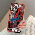 thumbnail image 1 of Comics Marvel Cute Spider Man Phone Case For iPhone 11 12 13 14 Mini Pro Max XR X XS TPU Clear Case For 8 7 6 Plus SE 2020 xuanjing unisex, 1 of 2