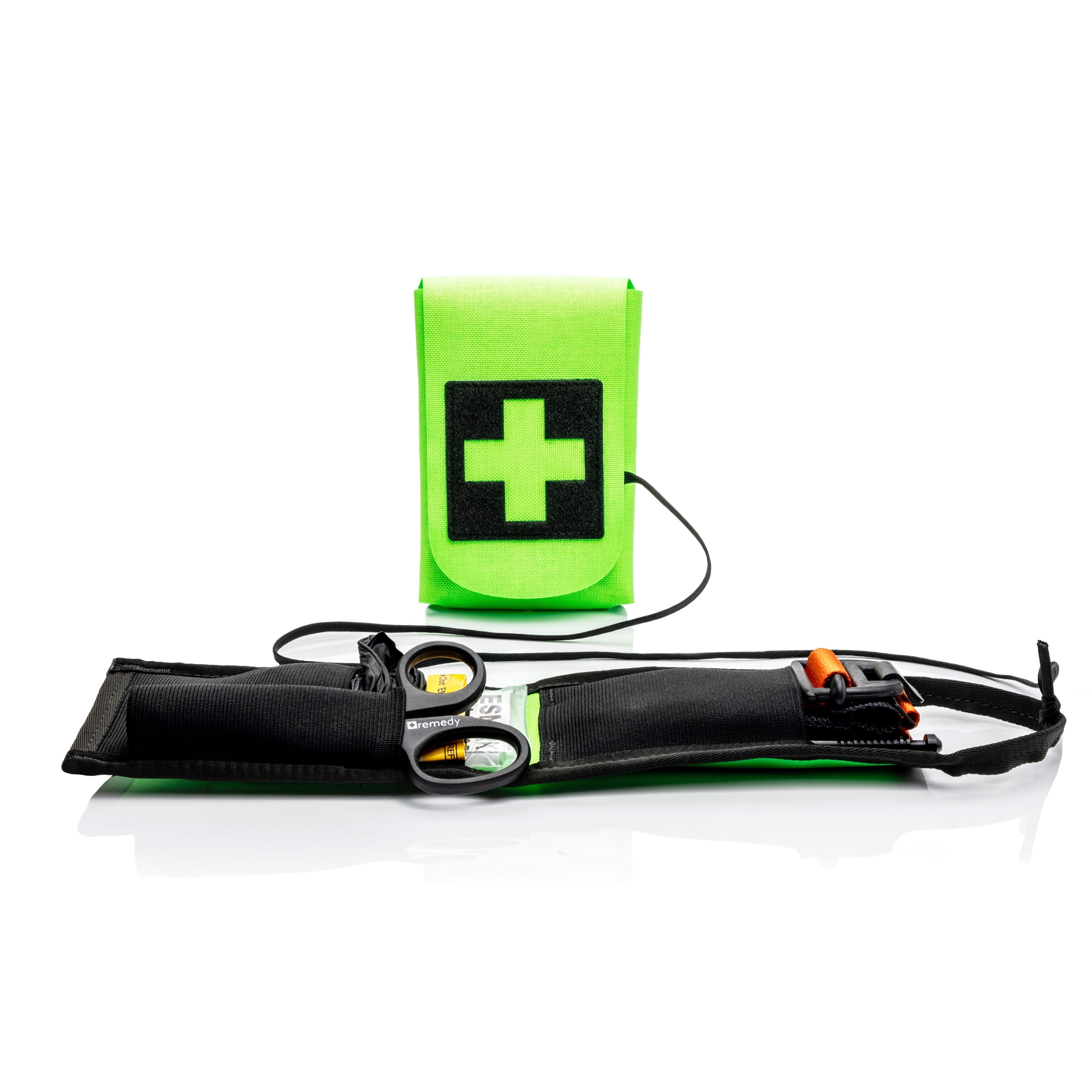 TacMed Solutions Arborist First Aid Kit, High Visibility Pouch, Belt and Harness Compatible