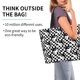 thumbnail image 2 of Easygdp Ying Yang Checkered Bolsas Tote para Mujer, Bolsos de Hombro para Viaje, Bolsos de Mano de Gran Capacidad para Compras y Trabajo, 2 of 8