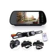 AGPTEK 7" TFT LCD Car Rear View Monitor COMS HD+Wireless Night Vision Automobiles Reverse Backup Camera System