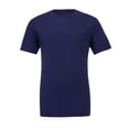 thumbnail image 1 of Bella + Canvas Hombres 3.4 oz. Camiseta Triblend (3413C) Azul marino Triblend xs bella lienzo 3413, 1 of 1