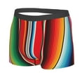 thumbnail image 2 of Disketp Mexican Serape Blanket Stripes Men'S Boxer Briefs,Soft And Breathable Cotton Underwear With Comfortflex Waistband, 2 of 8