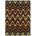 thumbnail image 1 of Hawthorne Collection Tapis Tufté à la Main 5 Pieds x 7 Pieds en Brun, 1 of 1