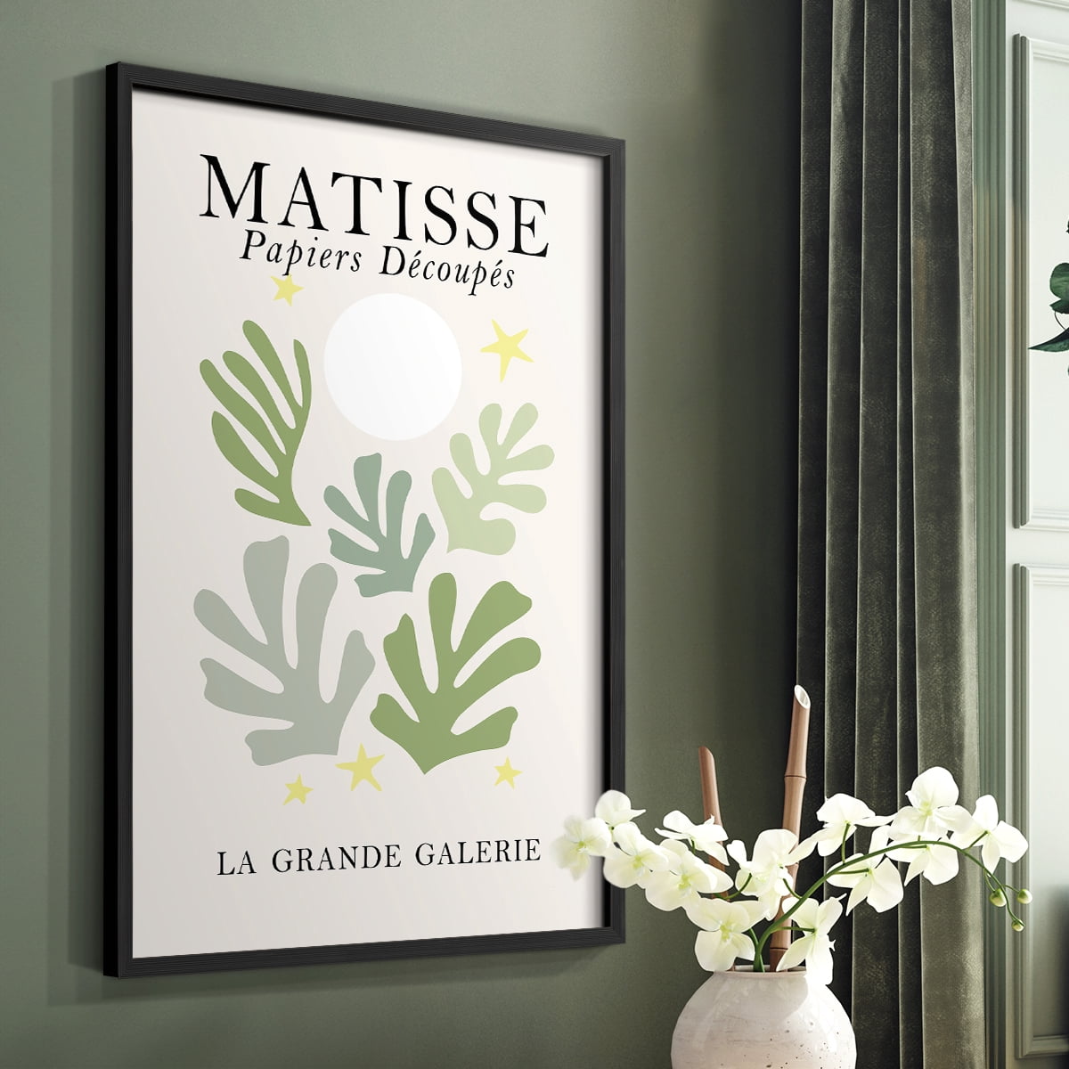 Matisse CCLXXXIV in Solid Wood 8 x 10 Framed Print