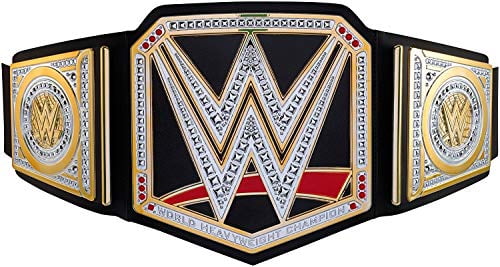 WWE Wrestling Mattel World Heavyweight Championship Title Belt Accessory 6" Gold 
