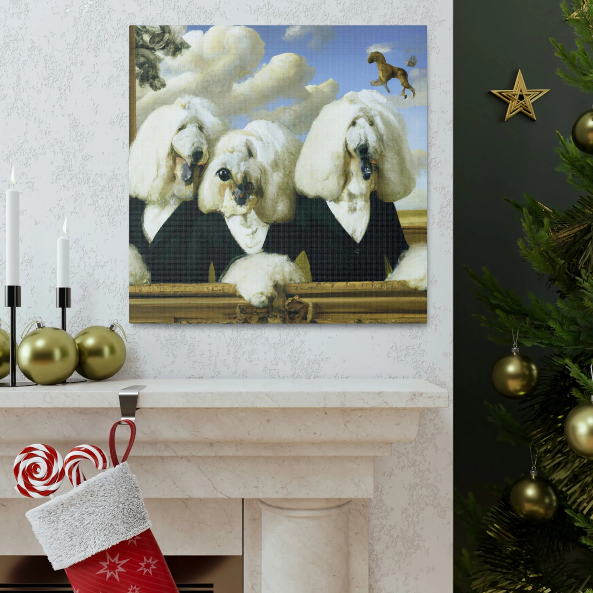 Old English Sheepdog Eternal - Canvas