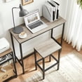 thumbnail image 5 of VASAGLE Taburete de Bar, Taburete Alto, Juego de 2, Industrial, para Cocina, Comedor, Sala de Estar, Greige y Negro, 5 of 5