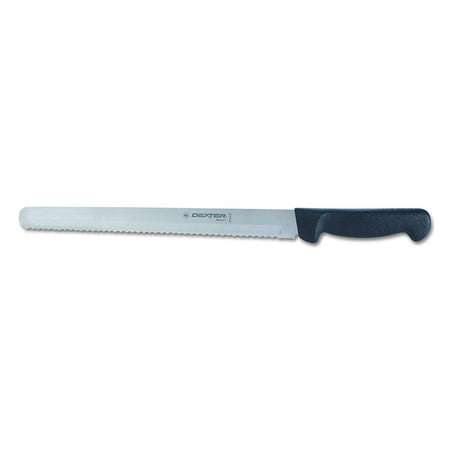 

Basics P94805B 12 International Scalloped Slicer with Black Polypropylene Handle