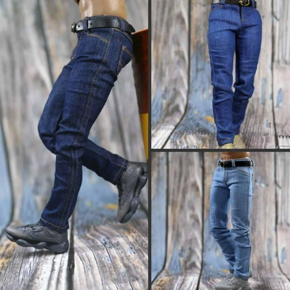 FurNest 1/6 Scale Jeans Pants Trousers Clothes Fit 12"Male Figure * Bod