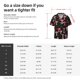 thumbnail image 5 of Fotbe Red Mushrooms Camisa Estampada de Manga Corta para Hombre, Casual de Verano, Estilo Playero, Sin Arrugas-XX-Large, 5 of 5