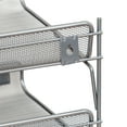 thumbnail image 4 of Honey-Can-Do Steel 3-Tier Mesh Desk Organizer, Silver, 4 of 9