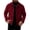 Wine, variant on Turilly Men's Collared Shacket Snap Button Jacket Flap Pockets Casual Lightweight Overshirt for Fall Winter Daily