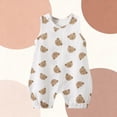 thumbnail image 5 of THDHVS Toddler Girl Outfits,Floral Print Sleeveless Muslin Romper for Baby Girl Summer Sleepwear Loungewear and Home Comfortable Wear,Baby Girl Clothes 6-9 Months, 5 of 6