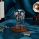 thumbnail image 5 of Pocket Watch Glass Display Dome with Hook 5.7"x4" Watch Display Jar Decorative Watch Display Case with Wood Base Plants Dome Showcase for Pocket Watch Medals Collectibles Ornaments, 5 of 5