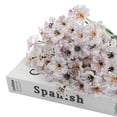 thumbnail image 2 of Flores artificiales verdes, flores falsas, flores de plástico falsas para decoración de fiestas, 2 of 7