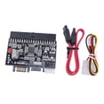thumbnail image 1 of Tarjeta Adaptadora SATA A IDE HDD JM20330 Convertidor Disco Duro IDE A SATA (negro), 1 of 8