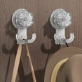 thumbnail image 3 of Qholemyo Strong Suction Cup Wall Hooks Bathroom Non marking No hole Windmill Hooks Behind The Door Storage Hooks Hooks For Walls No Damage, 3 of 5