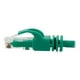 C2G Ethernet CAT 6 Cat6 Câble de 14 Pi - Sans Accrochage (UTP) - Vert - Câble de Raccordement - RJ-45 (M) à RJ-45 (M) - 14 Pi - - Moulé, Sans Accrochage - Vert – image 4 sur 6