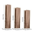 thumbnail image 3 of Rustics Wooden Towel Rack Wall Mounted Hooks Organizer, 3 Piece Large Capacity Rust Resistants Antis Drop Clothespins, Modern Bathroom Organizer Hooks, for Bedroom, Metal Frame, 2-Tier, 3 of 6