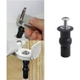 thumbnail image 5 of 2 piezas de fijaciones de bisagras para asiento de inodoro, tornillos de fijación para tapa de inodoro, bisagras para asiento de inodoro, para asientos de inodoro, asientos de inodoro generales(negro), 5 of 5