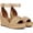 Natural Beige Raffia, variant on Womens Clemens Raffia Espadrille Wedge Sandals Natural Beige Raffia 9.5M