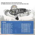 thumbnail image 5 of YNXGR Upgrade Aluminum Thermostat Assembly with Housing Compatible with BMW E46 E39 E60 E83 E53 E85 325i 330i 525i 530i X5 X3 Z3 Z4 Replace 11537509227, 5 of 6