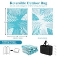 Ileading Outdoor Plastic Straw Rug 9'x12', Waterproof Portable Camping