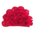 thumbnail image 3 of Gorros de natación, gorro de natación, cómodos, elásticos, modernos y reutilizables. Rojo, 3 of 9