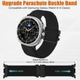 thumbnail image 5 of REQO Braided Band Compatible with Samsung Galaxy Watch 8 40mm 44mm/ 8 Classic 46mm, Parachute Buckle Stretchy Nylon Sport Strap for Men Women (Not for Galaxy Watch Ultra), 5 of 8
