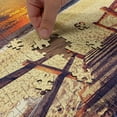 thumbnail image 4 of Ambesonne Beach Jigsaw Puzzle Durable Cardboard, Romantic Sunset Skyline, 1000 pcs, Orange Cream, 4 of 5
